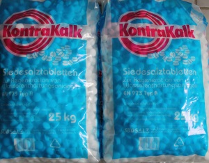 Salztabletten und Regeneriersalz